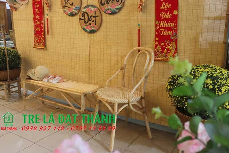 Ghế Thonet Mặt Mây - GTMM006